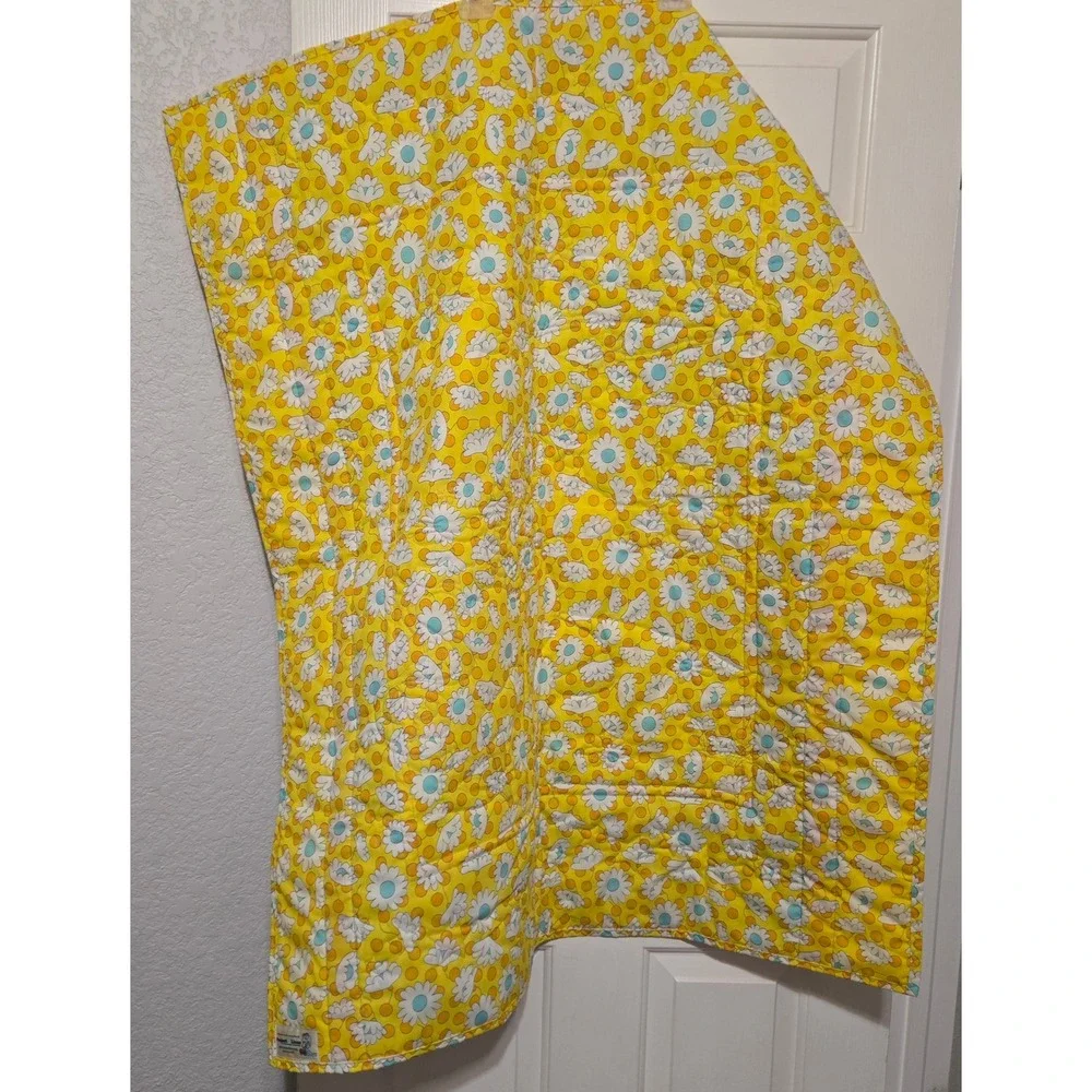 Project Linus Handmade Baby Quilt Unicorn Bear Rainbow Nursery Blanket Yellow
